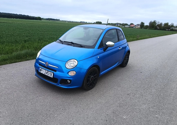 Fiat 500 cena 29600 przebieg: 135000, rok produkcji 2015 z Rawa Mazowiecka małe 56